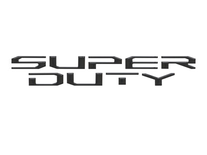 Hood Letter Inserts Fits 2017-2022 Ford Super Duty by Tufskinz.com