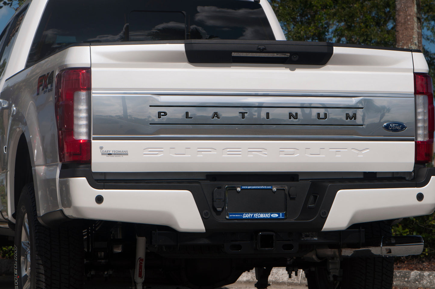 Tailgate Letter and Line Inserts Fits 2017-2019 Ford Super Duty Platinum by Tufskinz.com