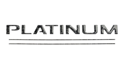 Tailgate Letter and Line Inserts Fits 2017-2019 Ford Super Duty Platinum by Tufskinz.com