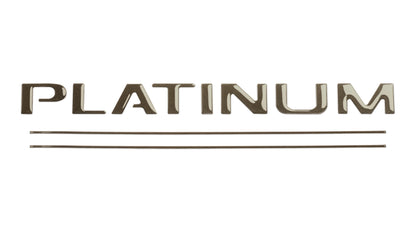 Tailgate Letter and Line Inserts Fits 2017-2019 Ford Super Duty Platinum by Tufskinz.com