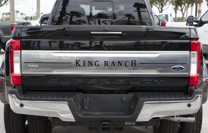 Tailgate Letter Inserts Fits 2017-2019 Ford Super Duty King Ranch by Tufskinz.com