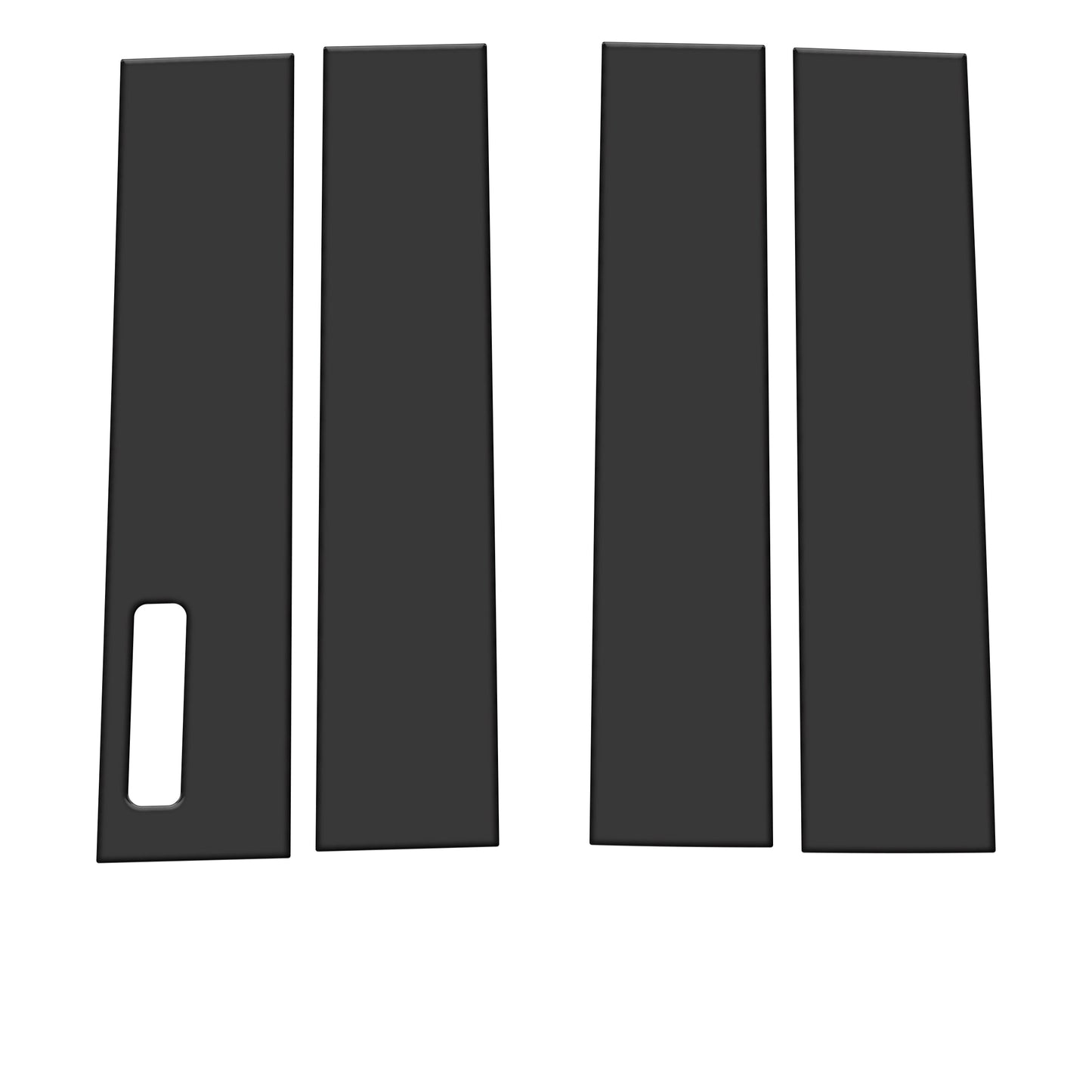 Door Pillars Accent Trim Fits 2017-2022 Ford Super Duty by Tufskinz.com