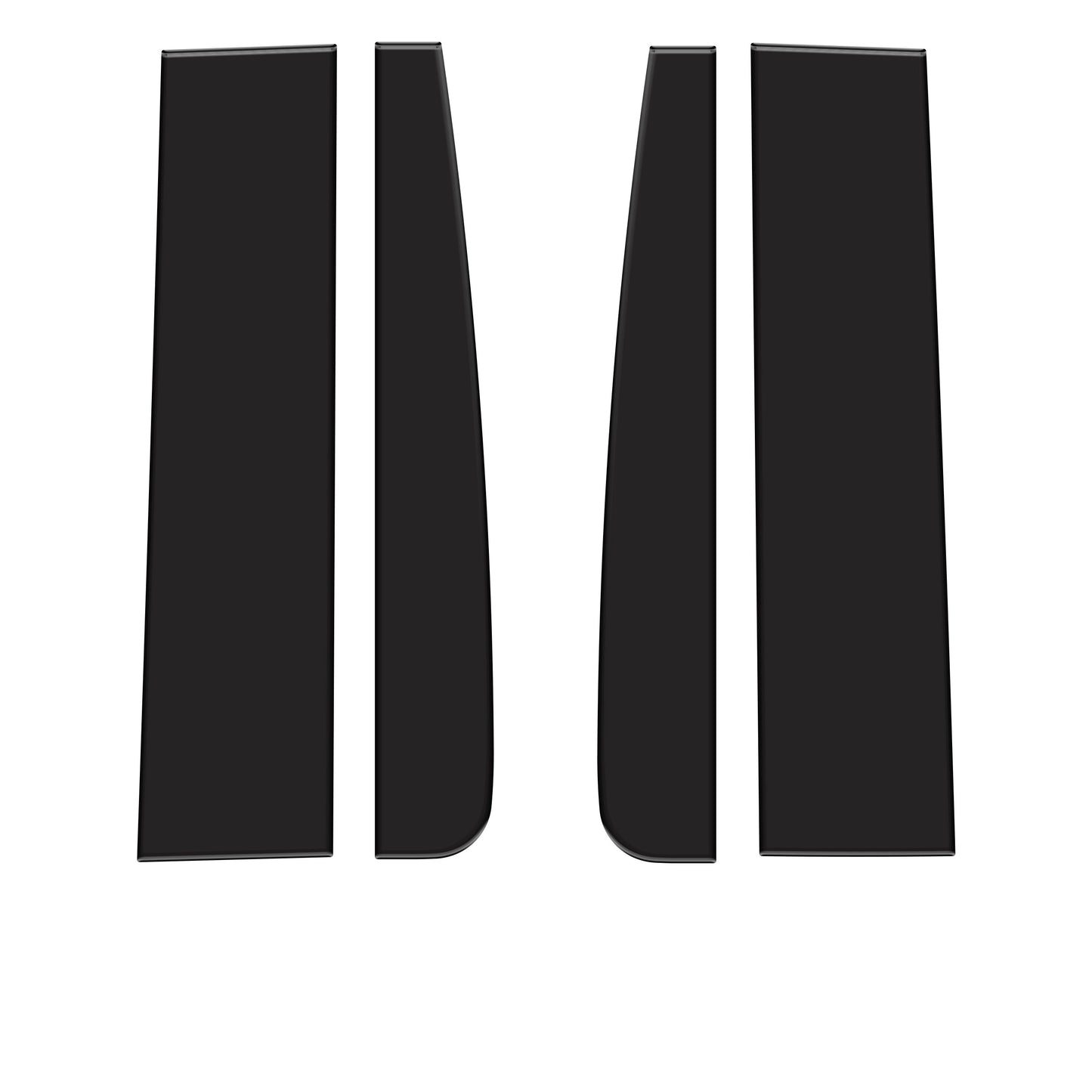 Door Pillars Accent Trim Fits 2017-2022 Ford Super Duty by Tufskinz.com