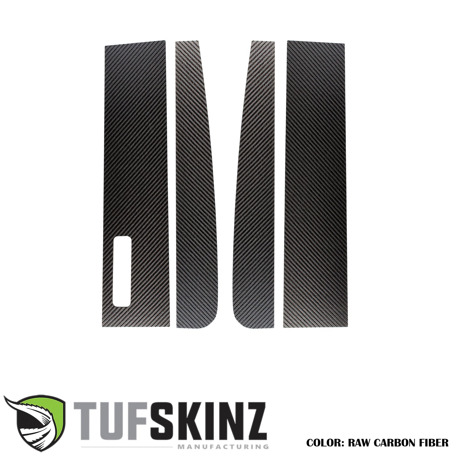 Door Pillars Accent Trim Fits 2017-2022 Ford Super Duty by Tufskinz.com