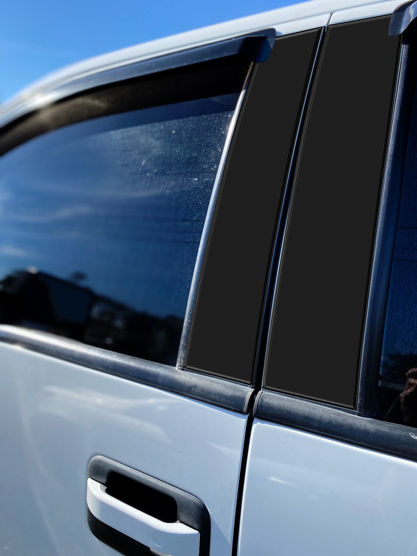 Door Pillars Accent Trim Fits 2009-2014 Ford F-150 (Super Crew/Super Cab) by Tufskinz.com
