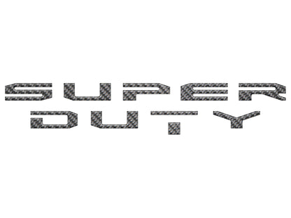 Glove Box Letter Inserts Fits 2017-2022 Ford Super Duty by Tufskinz.com