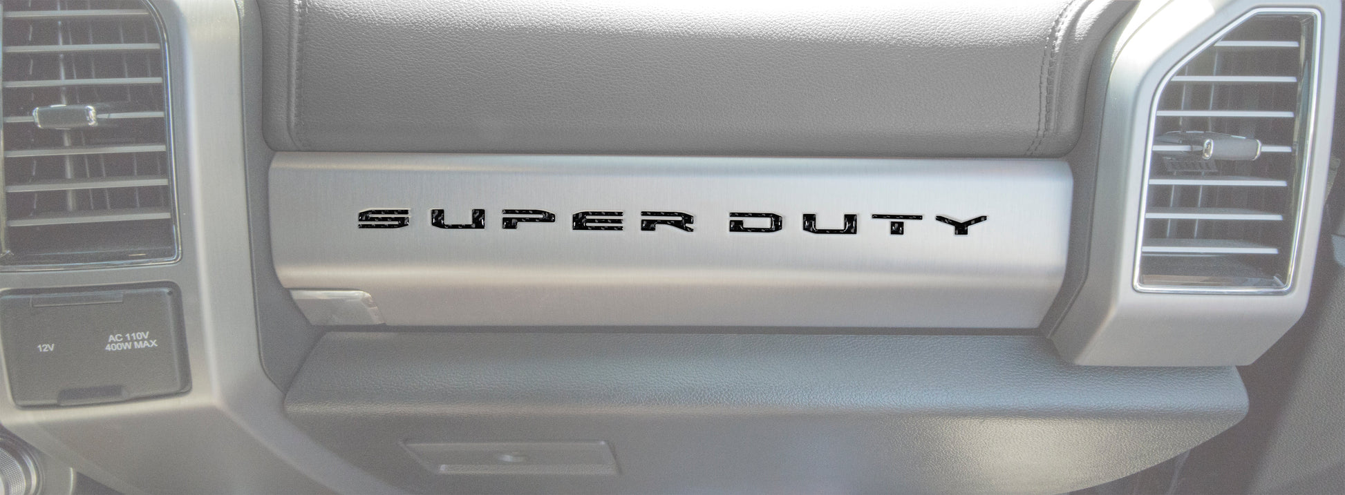 Glove Box Letter Inserts Fits 2017-2022 Ford Super Duty by Tufskinz.com