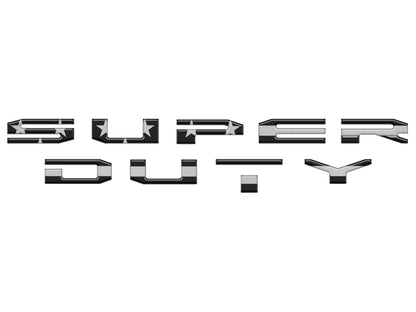 Glove Box Letter Inserts Fits 2017-2022 Ford Super Duty by Tufskinz.com
