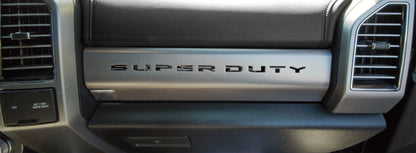 Glove Box Letter Inserts Fits 2017-2022 Ford Super Duty by Tufskinz.com