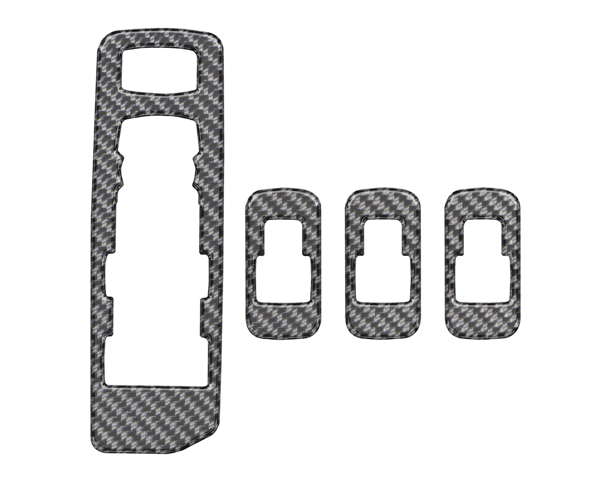 Door Switch Accent Trim Fits 2017-2022 Ford Super Duty by Tufskinz.com