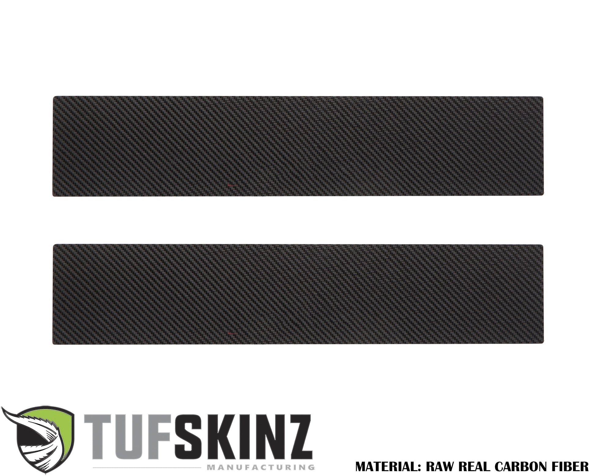 Door Sill Protection Overlays (Real Carbon Fiber) Fits 2015-2020 Ford F-150 by Tufskinz.com