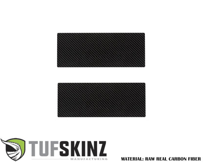 Door Sill Protection Overlays (Real Carbon Fiber) Fits 2015-2020 Ford F-150 by Tufskinz.com
