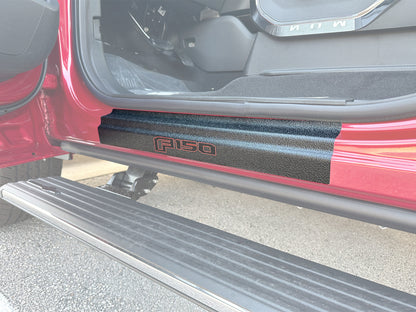 Door Sill Protection Overlays Fits 2015-2026 Ford F-150 by Tufskinz.com