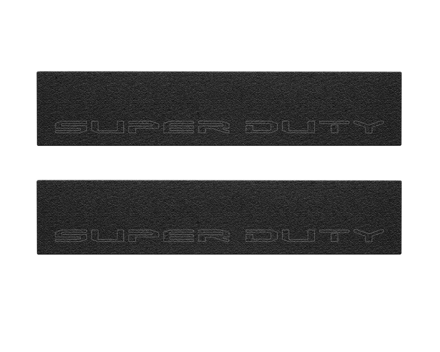 Door Sill Protection Overlays (Textured) Fits 2017-2022 Ford Super Duty by Tufskinz.com