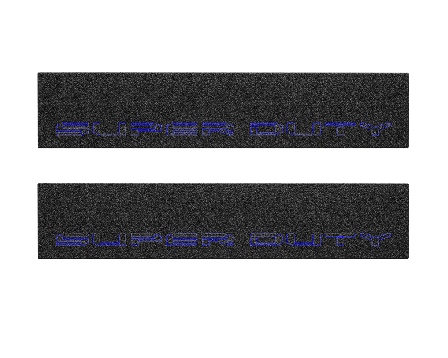 Door Sill Protection Overlays (Textured) Fits 2017-2022 Ford Super Duty by Tufskinz.com