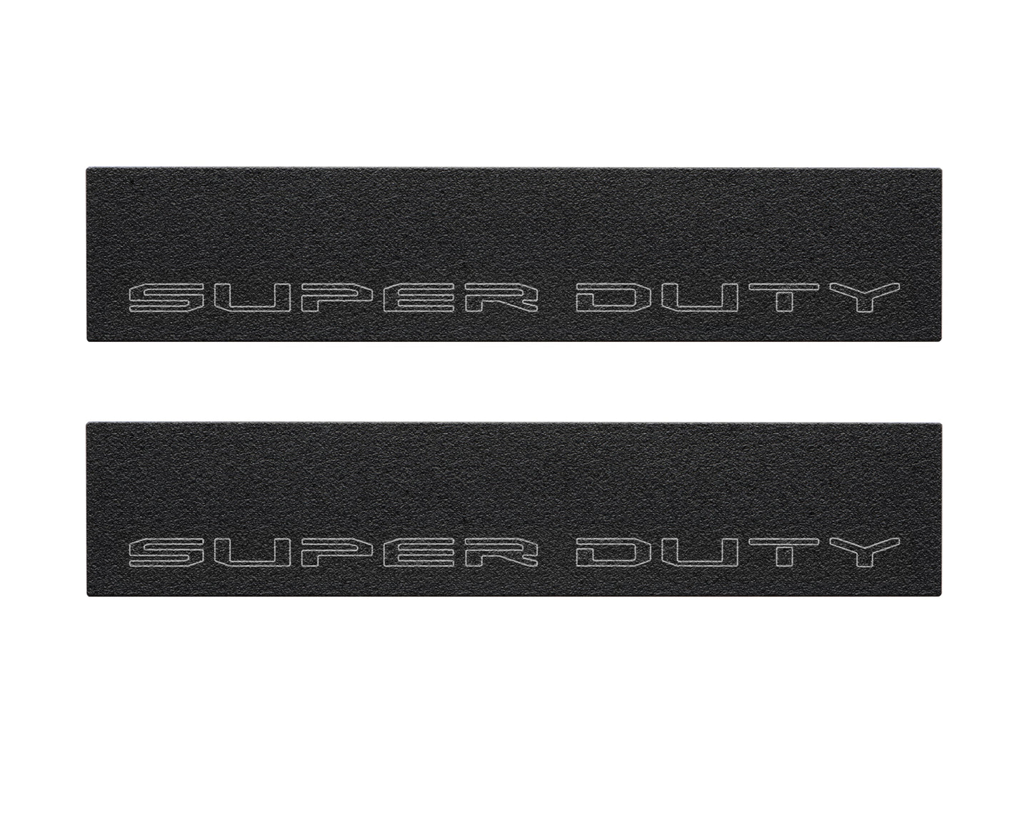Door Sill Protection Overlays (Textured) Fits 2017-2022 Ford Super Duty by Tufskinz.com