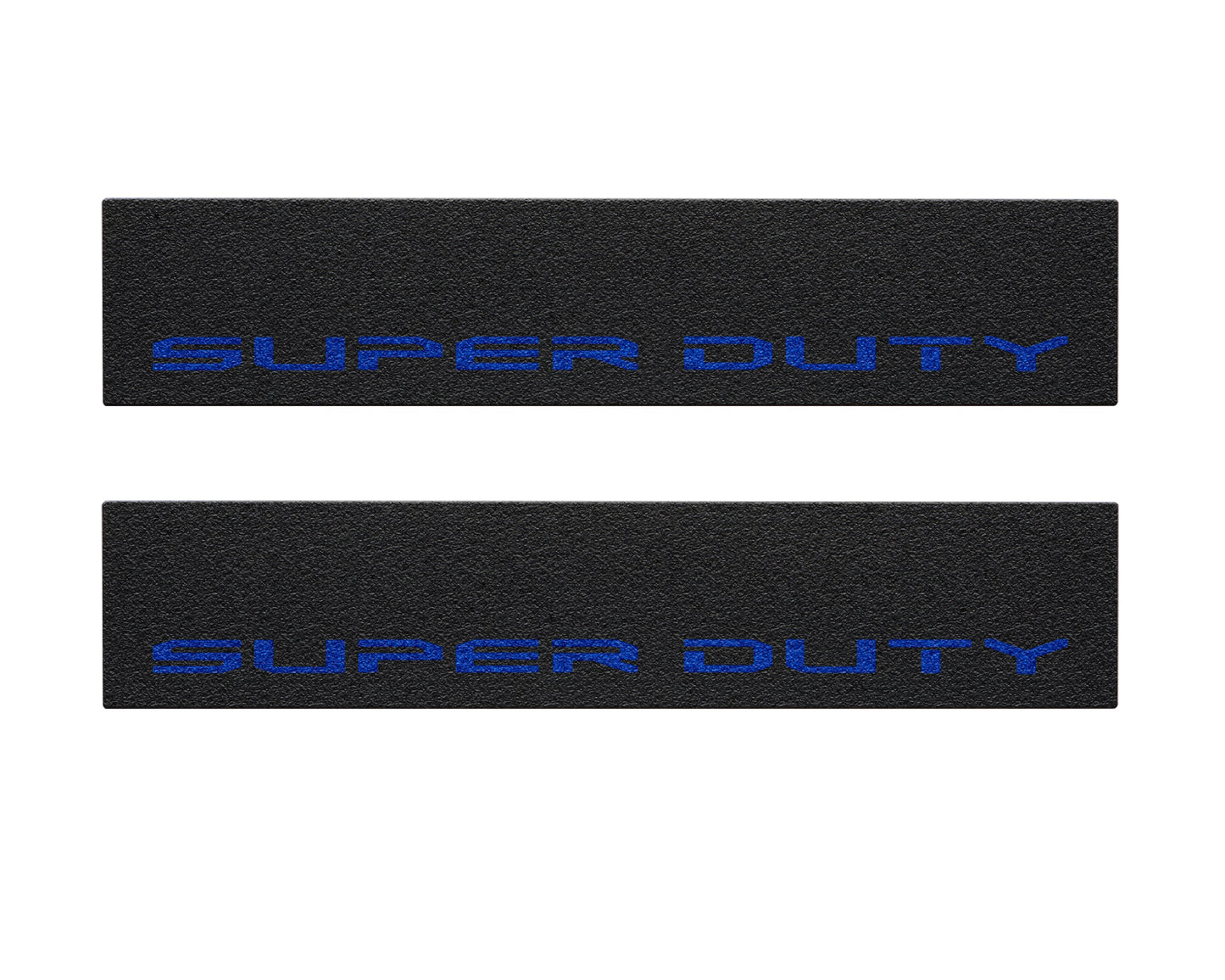 Door Sill Protection Overlays (Textured) Fits 2017-2022 Ford Super Duty by Tufskinz.com