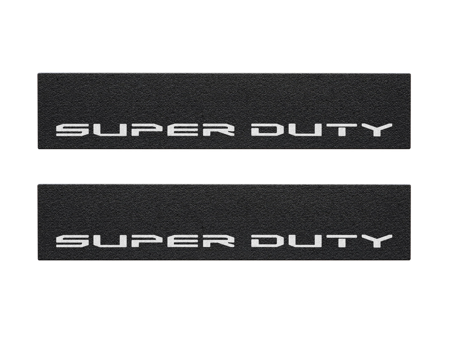 Door Sill Protection Overlays (Textured) Fits 2017-2022 Ford Super Duty by Tufskinz.com