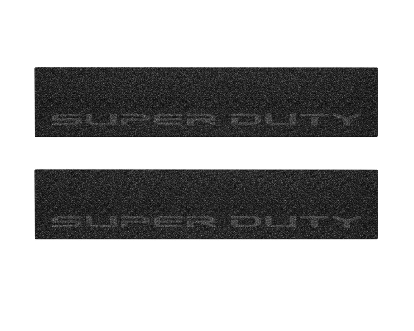 Door Sill Protection Overlays (Textured) Fits 2017-2022 Ford Super Duty by Tufskinz.com