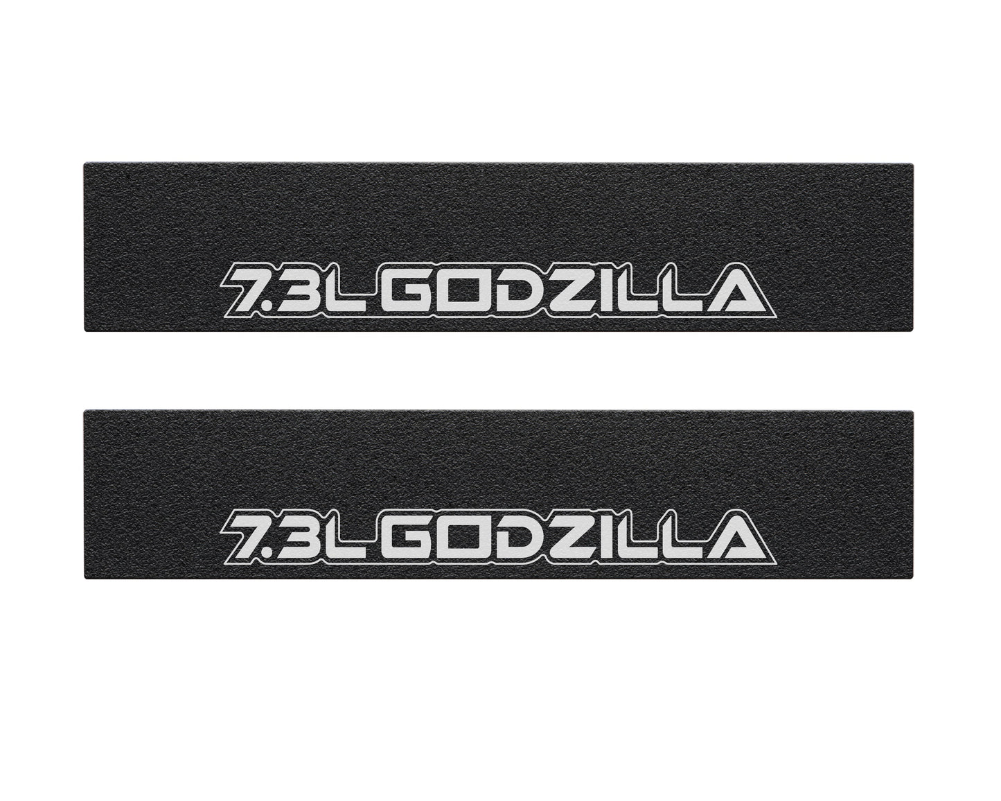 Door Sill Protection Overlays (Textured) Fits 2017-2022 Ford Super Duty by Tufskinz.com