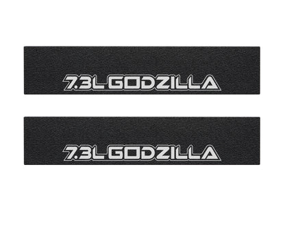 Door Sill Protection Overlays (Textured) Fits 2017-2022 Ford Super Duty by Tufskinz.com