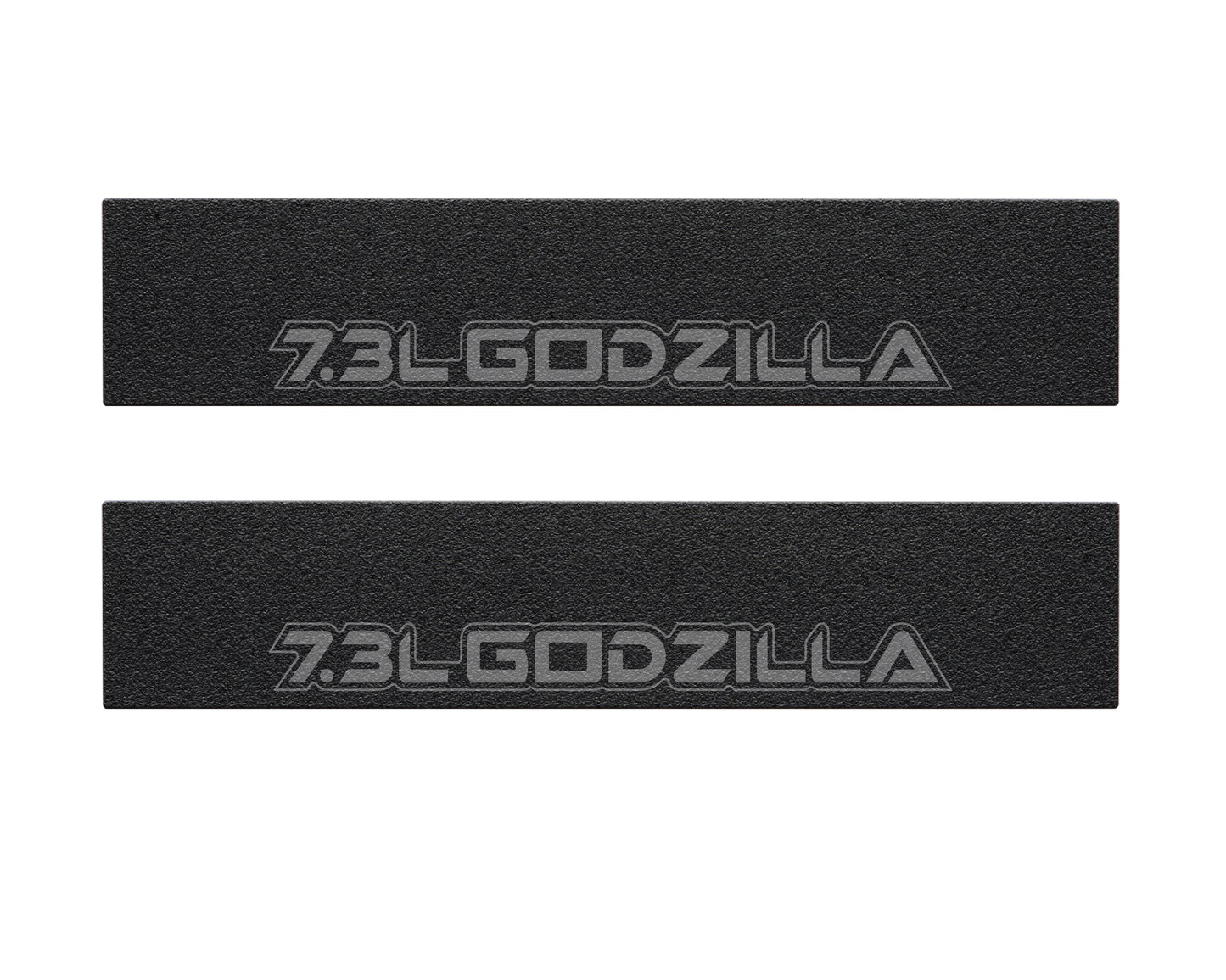 Door Sill Protection Overlays (Textured) Fits 2017-2022 Ford Super Duty by Tufskinz.com