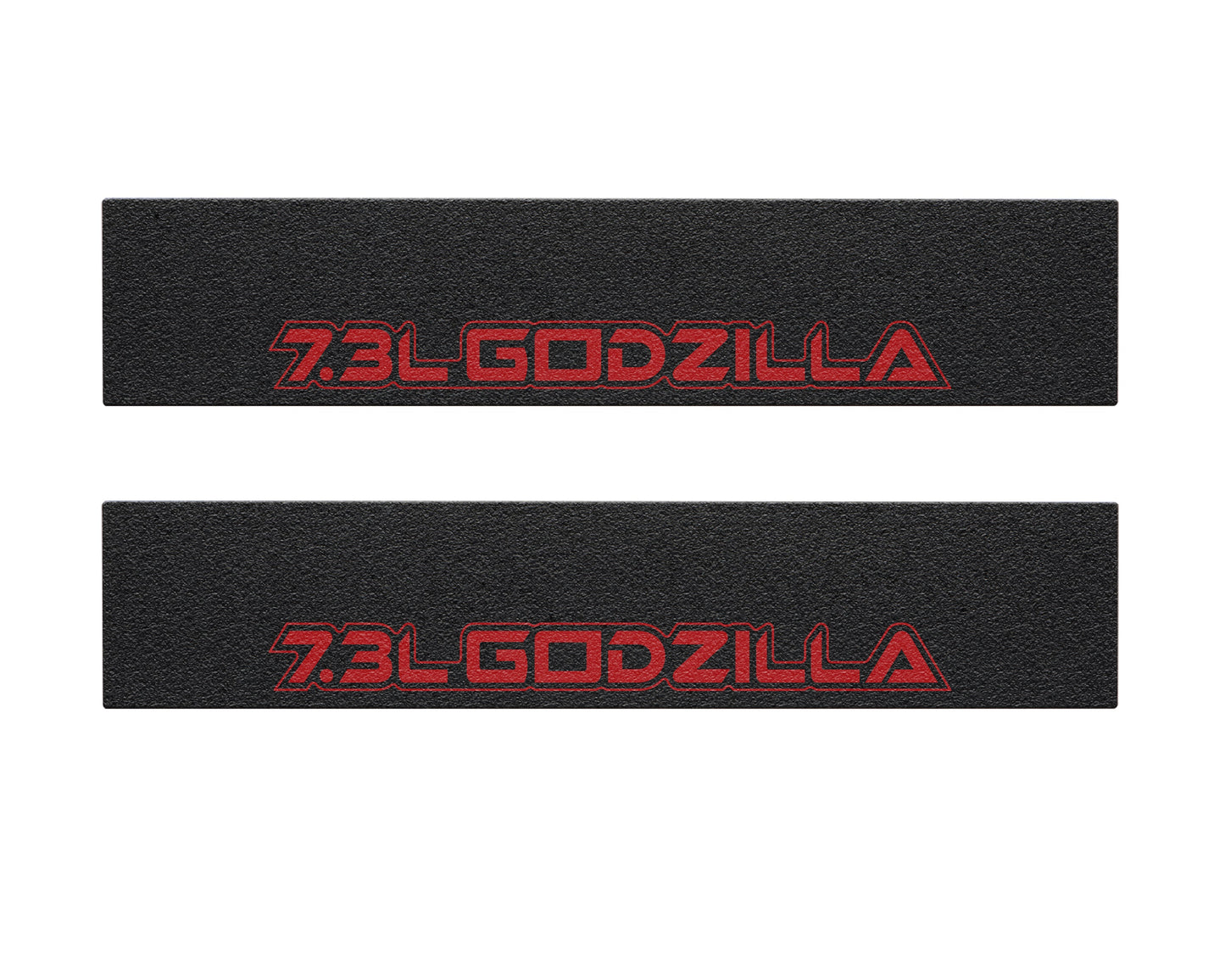 Door Sill Protection Overlays (Textured) Fits 2017-2022 Ford Super Duty by Tufskinz.com