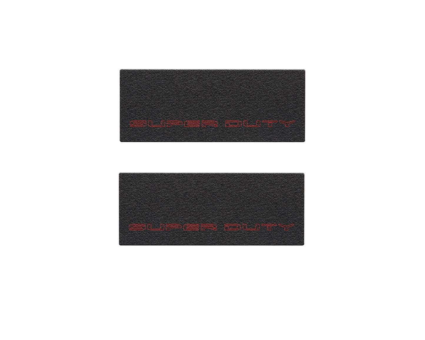 Door Sill Protection Overlays (Textured) Fits 2017-2022 Ford Super Duty by Tufskinz.com