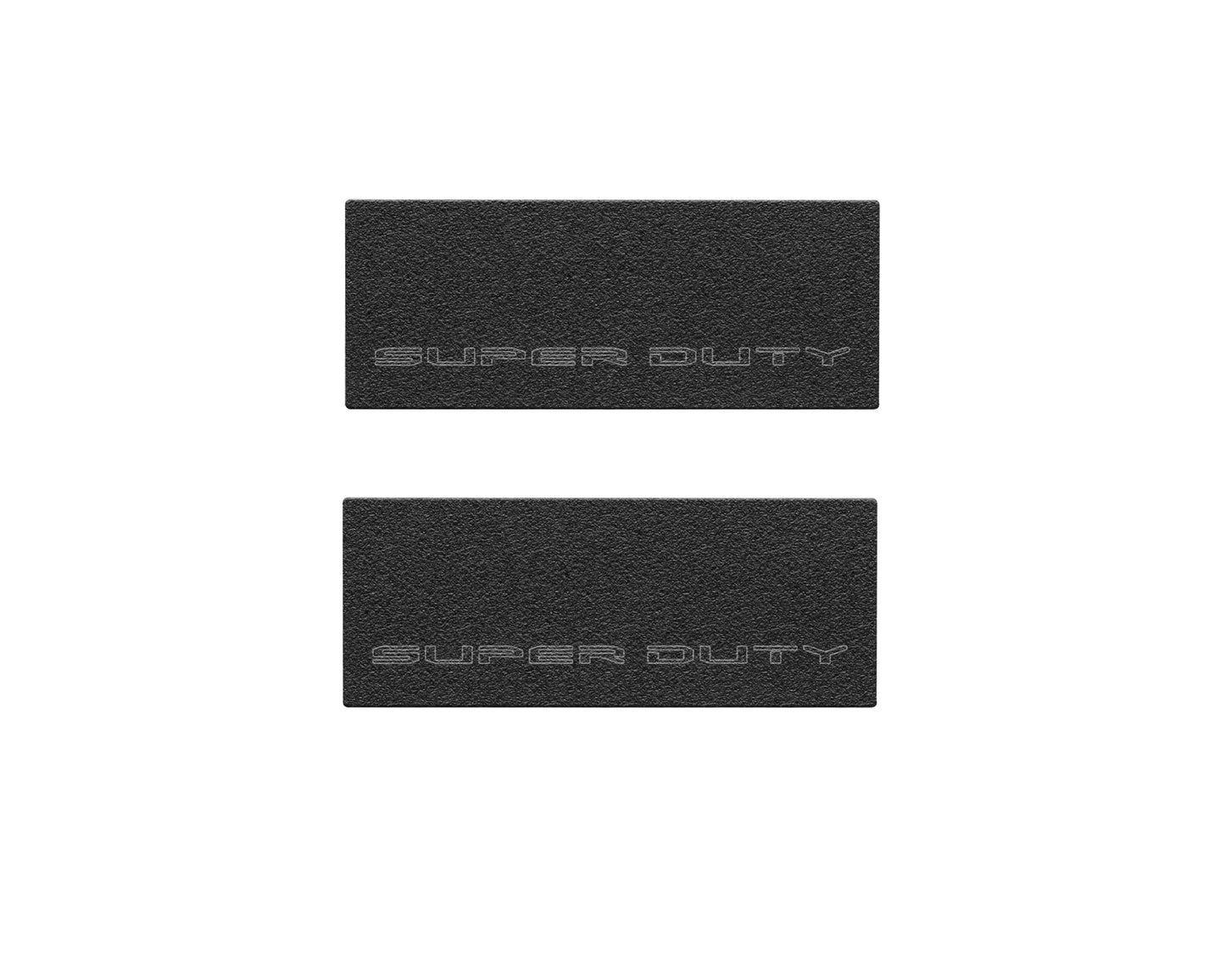 Door Sill Protection Overlays (Textured) Fits 2017-2022 Ford Super Duty by Tufskinz.com