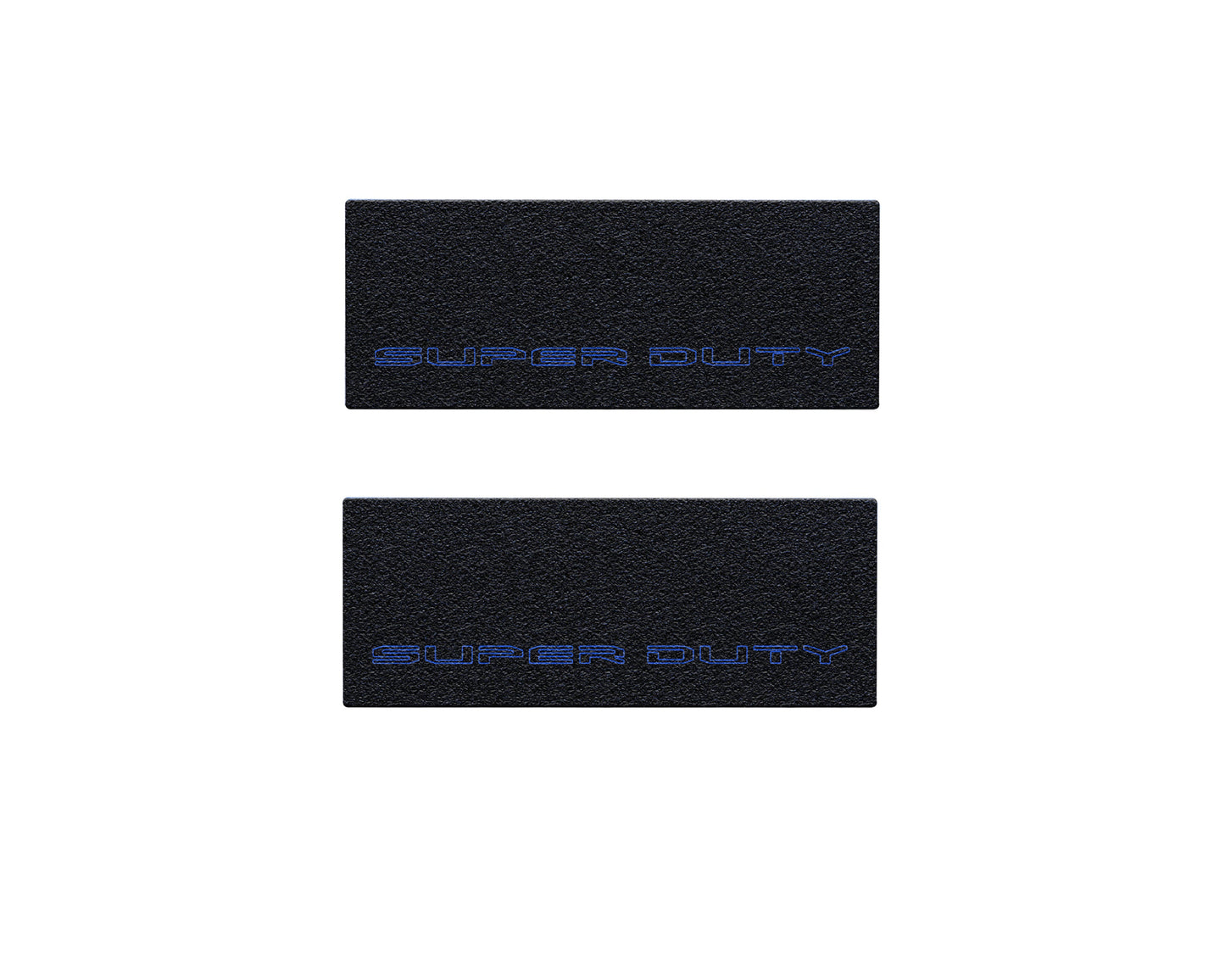 Door Sill Protection Overlays (Textured) Fits 2017-2022 Ford Super Duty by Tufskinz.com