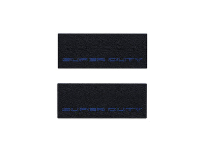 Door Sill Protection Overlays (Textured) Fits 2017-2022 Ford Super Duty by Tufskinz.com