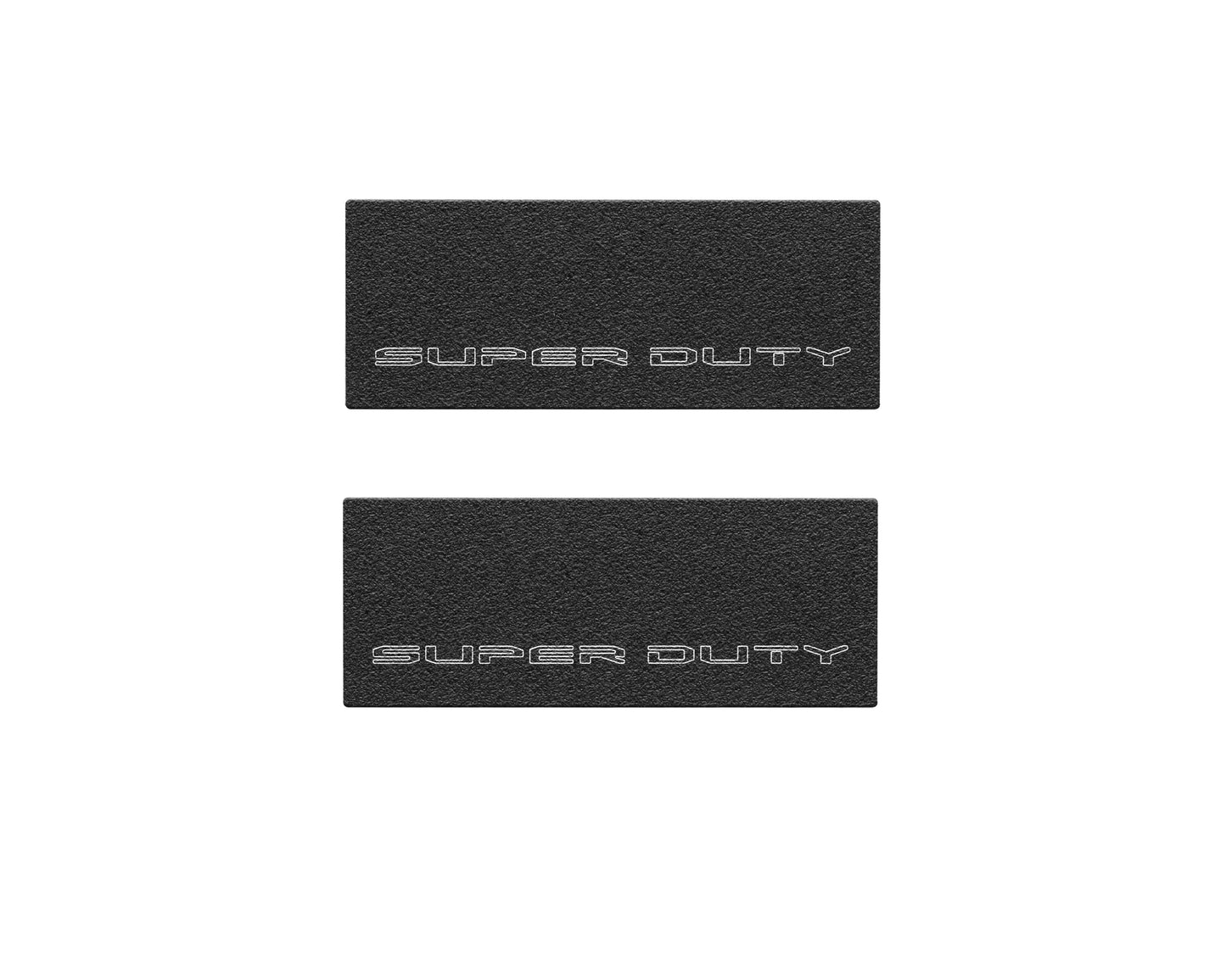 Door Sill Protection Overlays (Textured) Fits 2017-2022 Ford Super Duty by Tufskinz.com