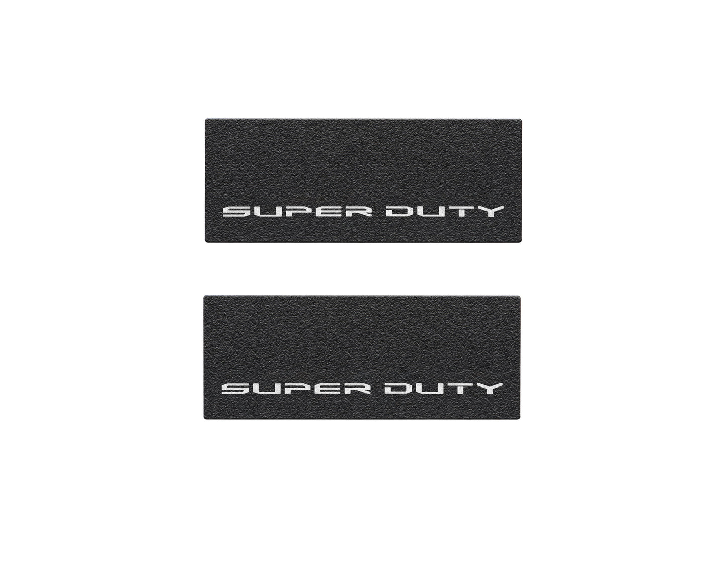 Door Sill Protection Overlays (Textured) Fits 2017-2022 Ford Super Duty by Tufskinz.com