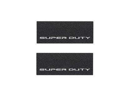 Door Sill Protection Overlays (Textured) Fits 2017-2022 Ford Super Duty by Tufskinz.com