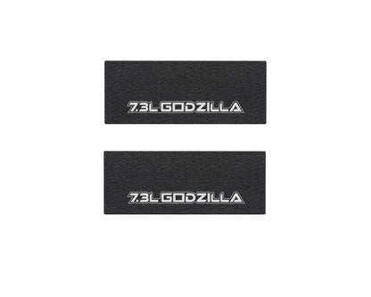 Door Sill Protection Overlays (Textured) Fits 2017-2022 Ford Super Duty by Tufskinz.com