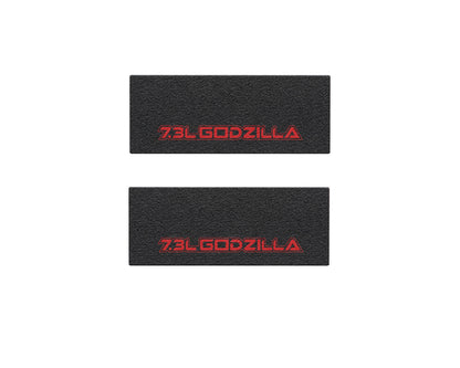 Door Sill Protection Overlays (Textured) Fits 2017-2022 Ford Super Duty by Tufskinz.com