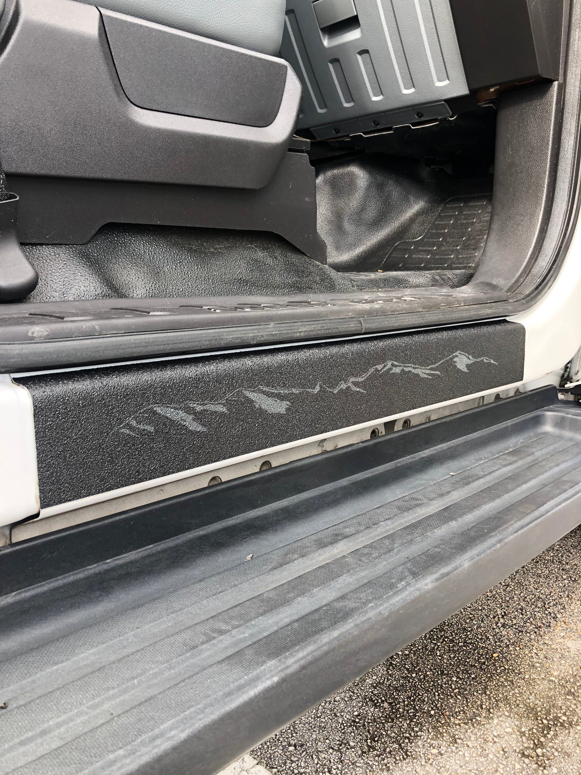 Door Sills Accent Trim Fits 2008-2016 Ford Super Duty by Tufskinz.com