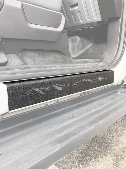 Door Sills Accent Trim Fits 2008-2016 Ford Super Duty by Tufskinz.com