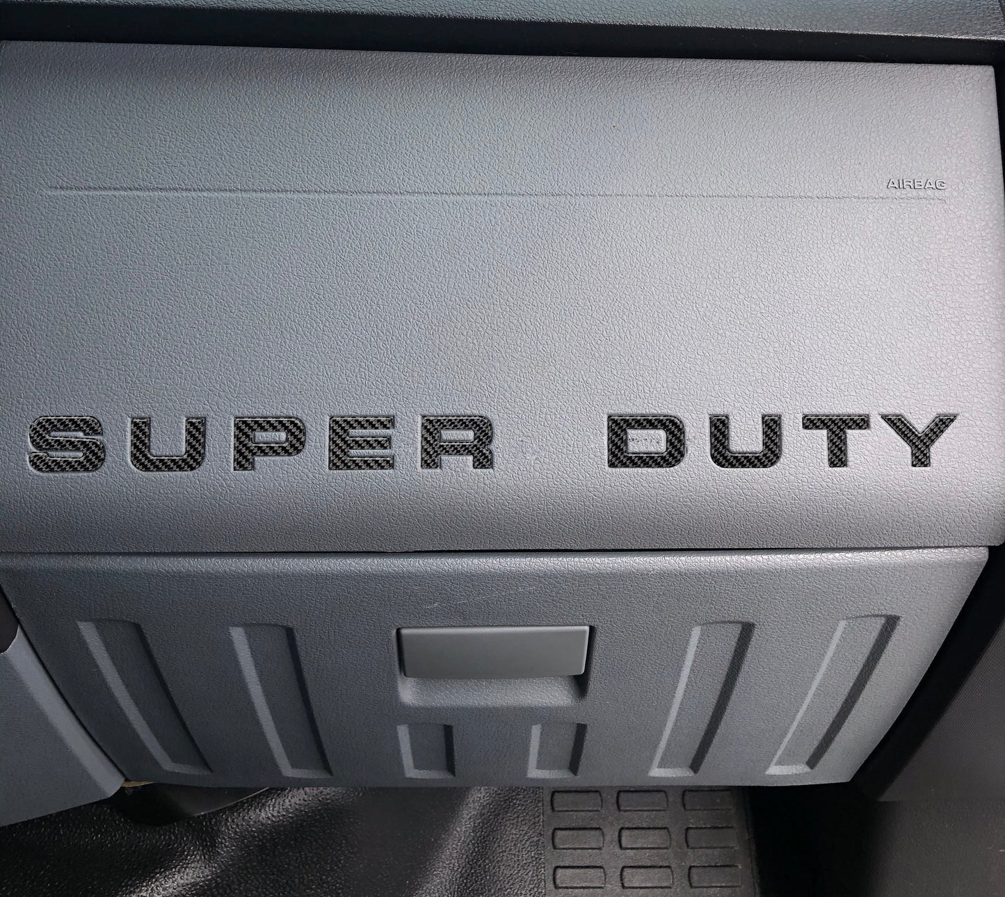 Glove Box Letter Inserts Fits Fits 2008-2016 Ford Super Duty by Tufskinz.com