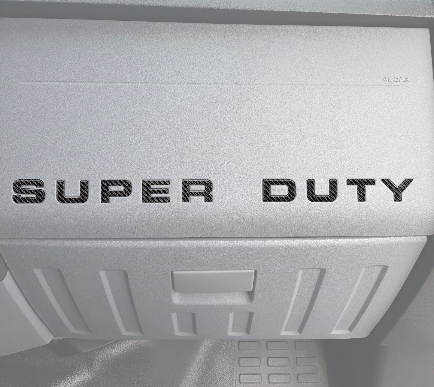 Glove Box Letter Inserts Fits Fits 2008-2016 Ford Super Duty by Tufskinz.com