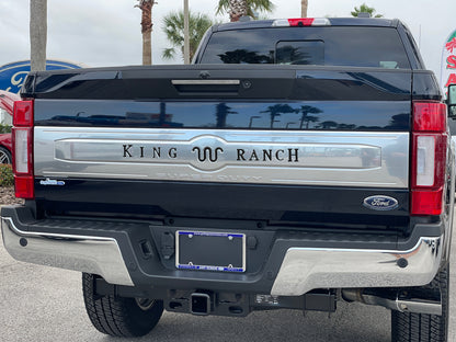 Tailgate Letter Inserts Fits 2020-2022 Ford Super Duty King Ranch by Tufskinz.com
