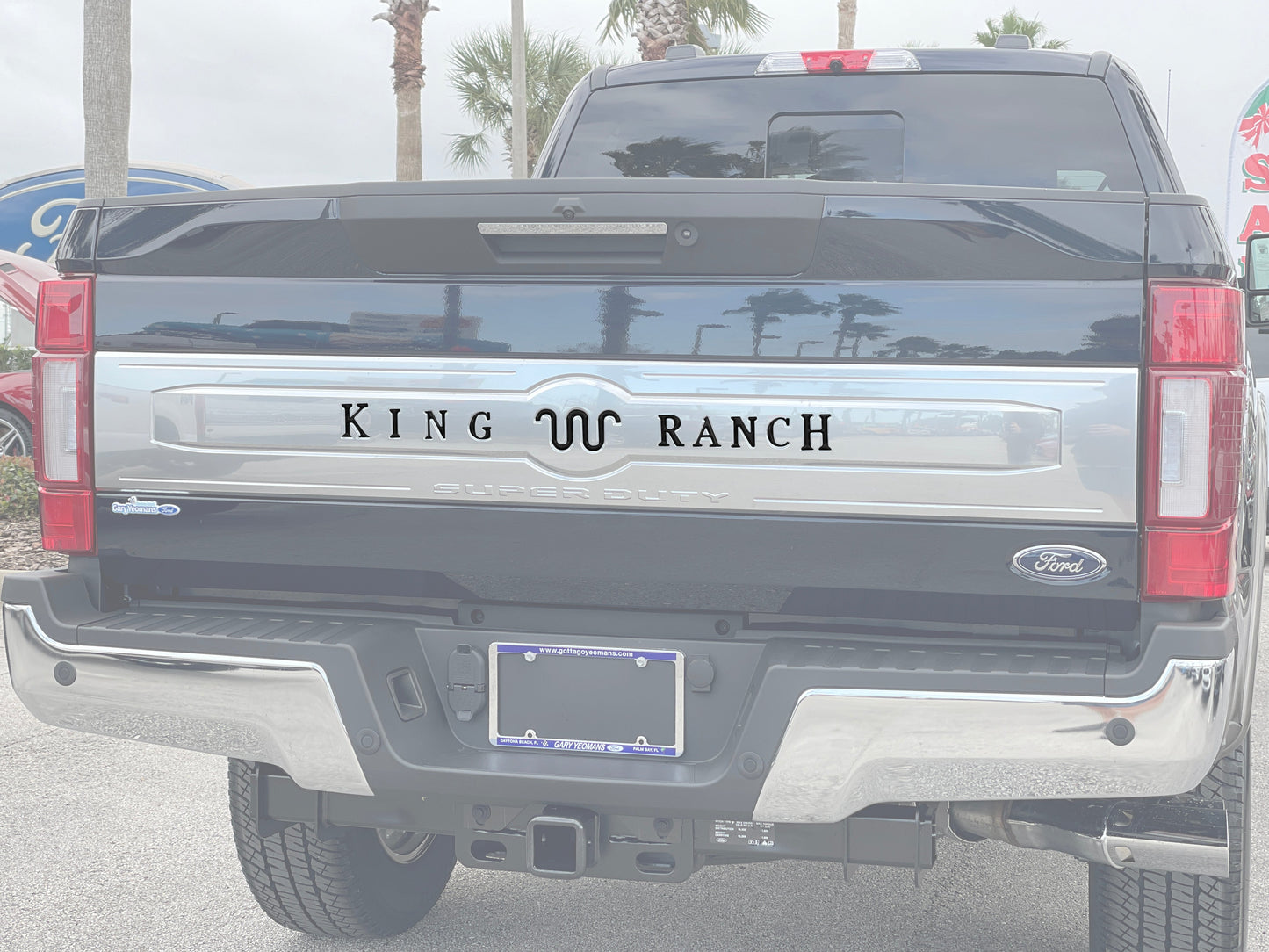 Tailgate Letter Inserts Fits 2020-2022 Ford Super Duty King Ranch by Tufskinz.com
