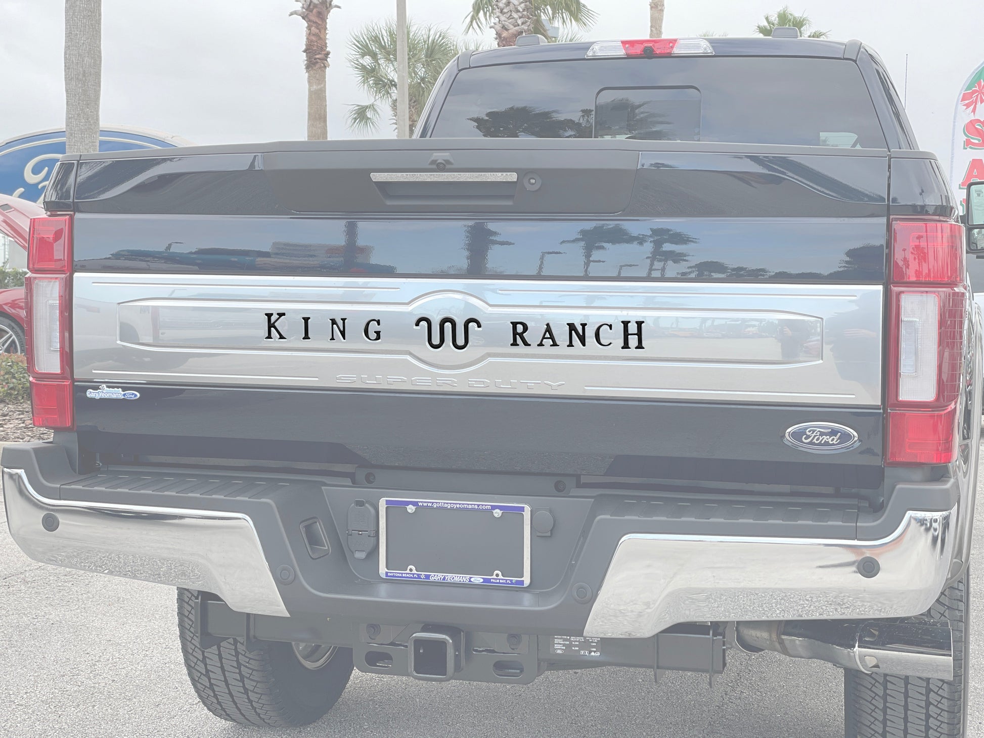 Tailgate Letter Inserts Fits 2020-2022 Ford Super Duty King Ranch by Tufskinz.com