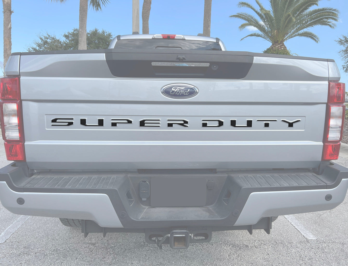 Tailgate Letter Overlays Fits 2020-2022 Ford Super Duty by Tufskinz.com