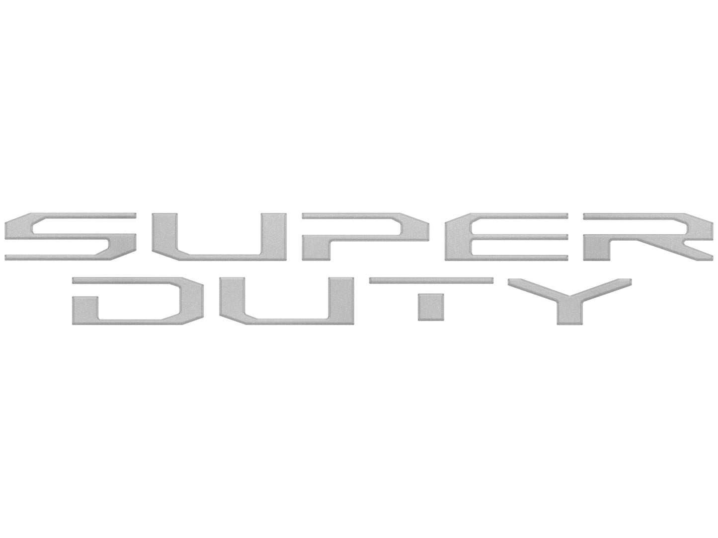 Tailgate Letter Overlays Fits 2020-2022 Ford Super Duty by Tufskinz.com