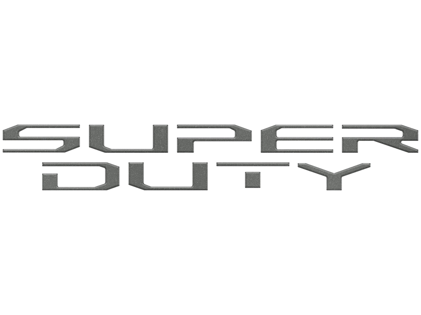 Tailgate Letter Overlays Fits 2020-2022 Ford Super Duty by Tufskinz.com