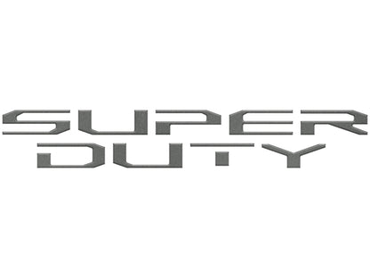 Tailgate Letter Overlays Fits 2020-2022 Ford Super Duty by Tufskinz.com