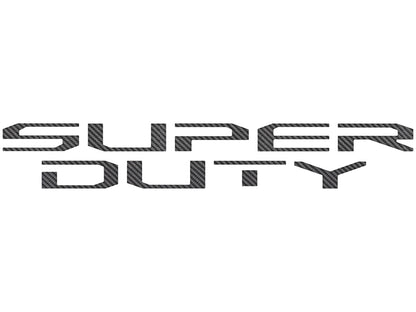 Tailgate Letter Overlays Fits 2020-2022 Ford Super Duty by Tufskinz.com