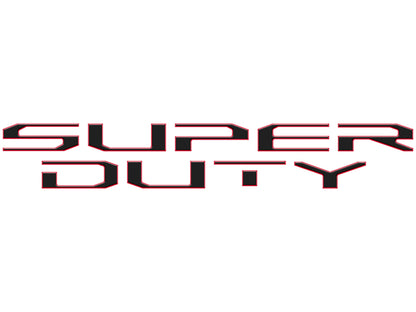 Tailgate Letter Overlays Fits 2020-2022 Ford Super Duty by Tufskinz.com