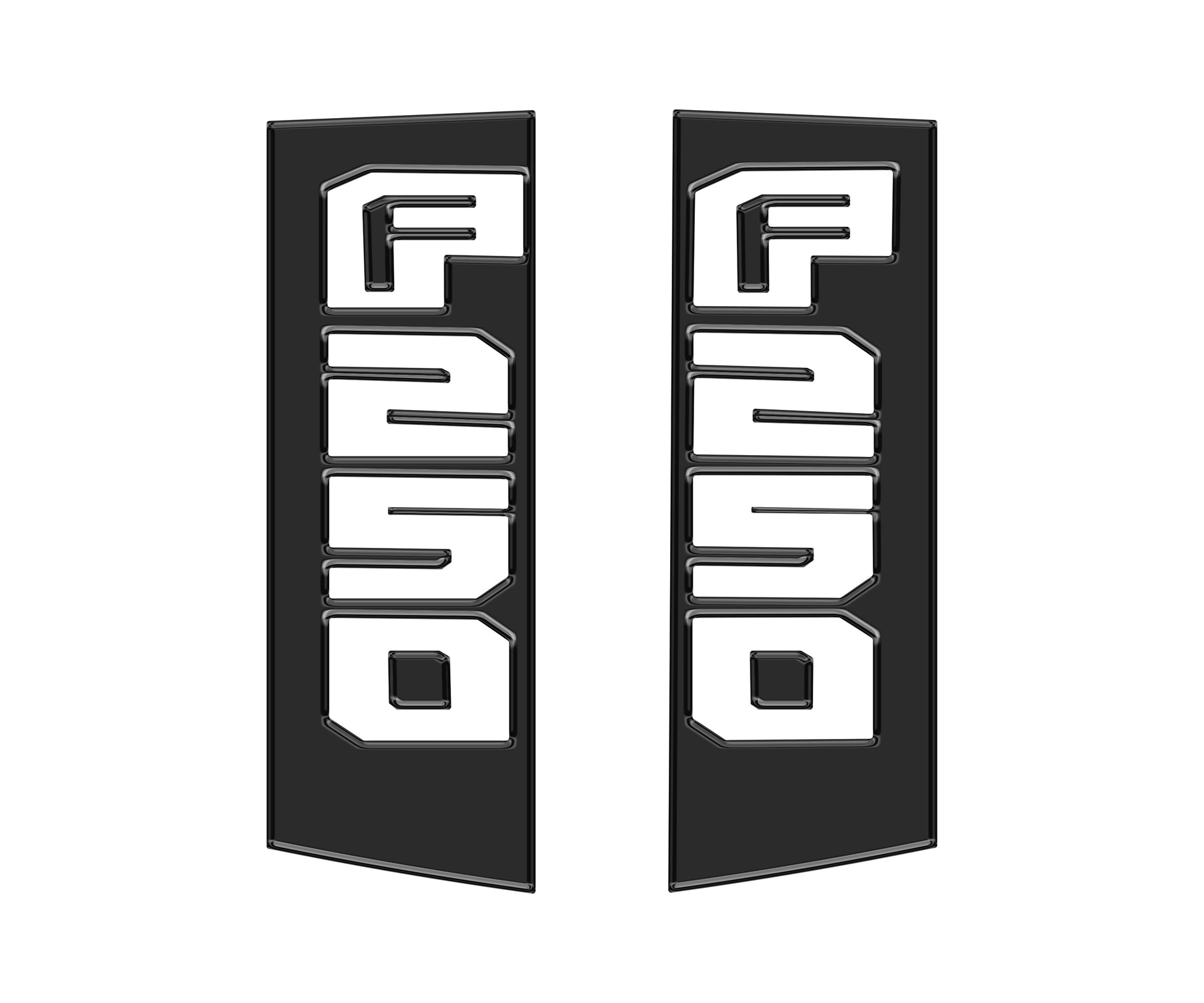 Side Emblem Accent Trim Fits 2017-2022 Ford Super Duty by Tufskinz.com